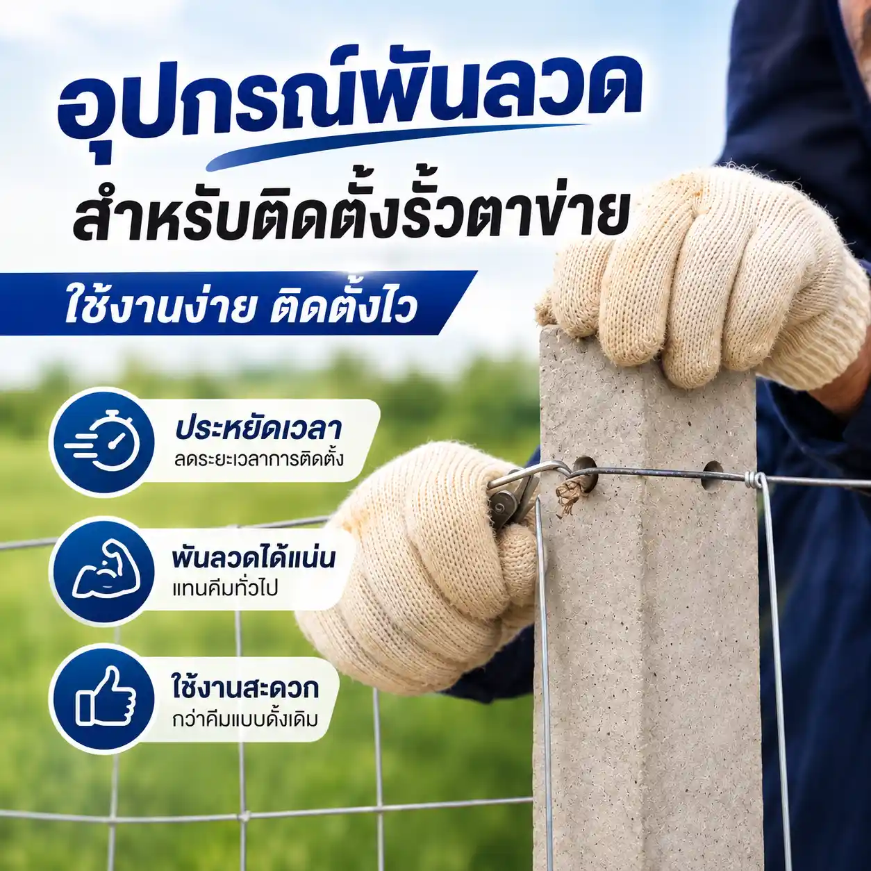 การใช้งานเครื่องมือพันลวด
