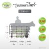 รั้วตาข่าย รุ่นรั้วเกษตรไลท์ (ถี่ไล่ระดับ) <br> ความสูง 91 ซม.ลวดหนา 2.0 ซม. <br> (ยาว 50 เมตร) [อายุใช้งาน 10-20 ปี*]" - Image 2