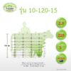 รั้วตาข่าย รั้วเกษตร - <br>รุ่นความสูง 120 ซม. <br>(ยาว 50 เมตร) <br>[อายุการใช้งาน 10-20 ปี*] - Image 2