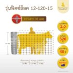 รั้วเทวดา รั้วตาข่ายฟิคซ์ล็อค รุ่นความสูง 120 ซม.