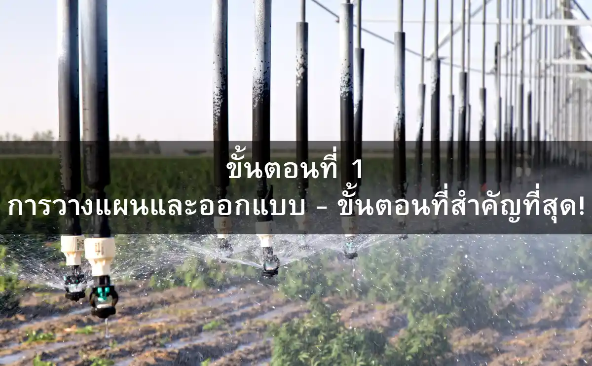 ขั้นตอนที่ 1 การวางแผนและออกแบบ - ขั้นตอนที่สำคัญที่สุด!