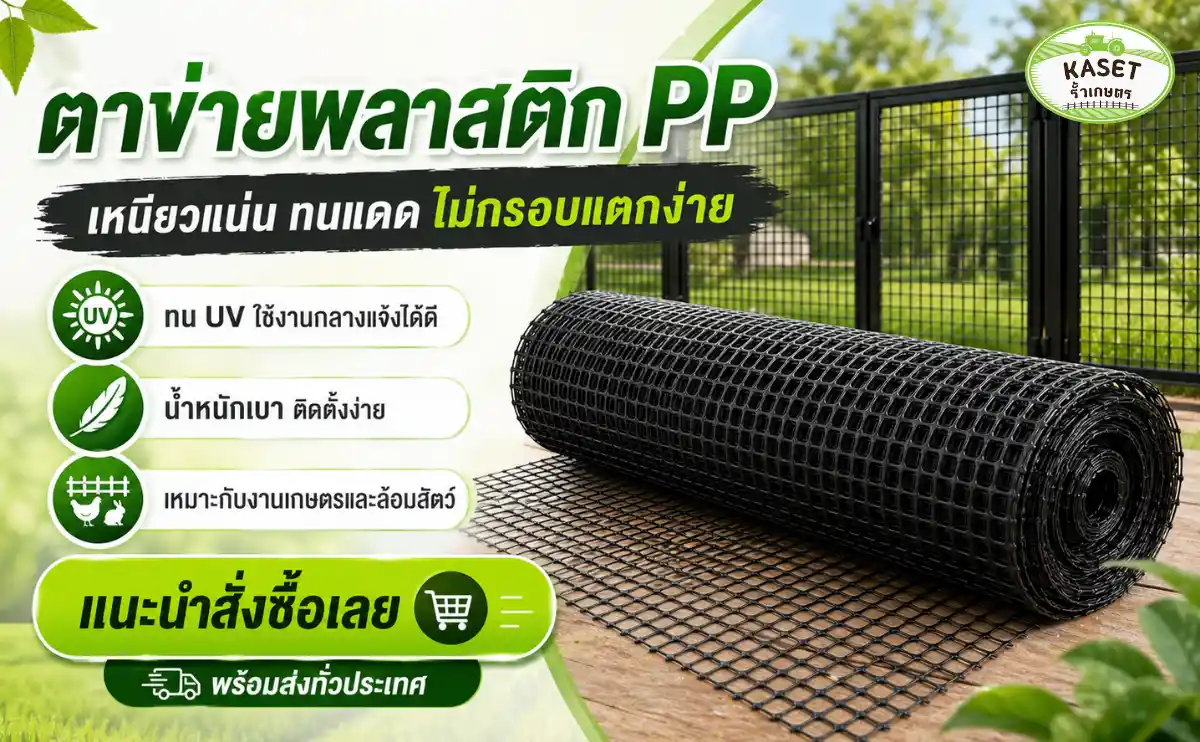 สินค้าตาข่ายพลาสติด PP พิเศษเพิ่มสารกัน UV