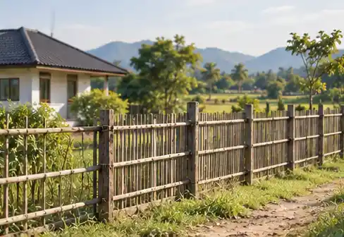 ตรวจสอบแนวรั้วและจุดที่วัวอาจหลุดเข้าสู่ที่ดินข้างบ้าน